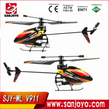 wltoys v911 ​​hélicoptère 2.4G 4CH simple lame Gyro RC MINI extérieure r / c copter avec LCD et 2 piles v911 ​​hélicoptère